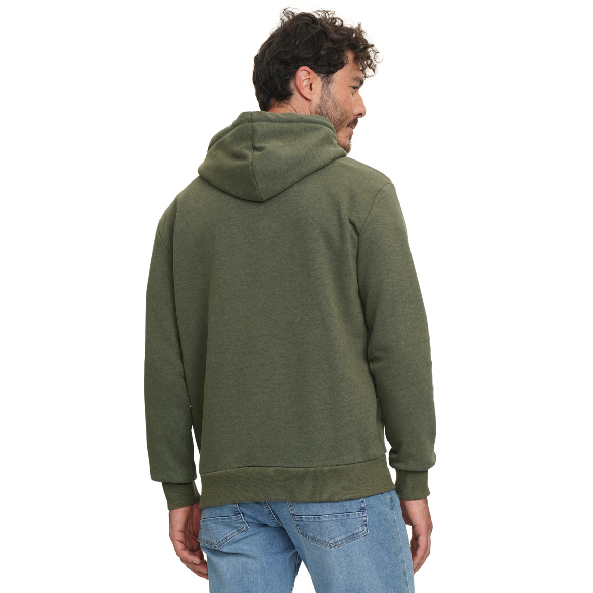 Herren Hoodie mit geprägtem Schriftzug