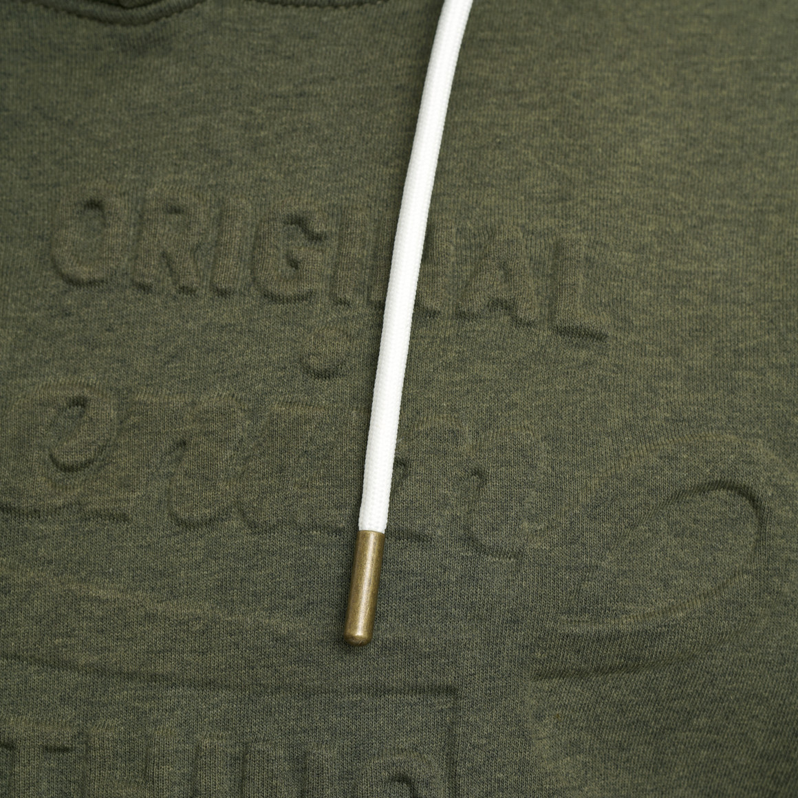 Herren Hoodie mit geprägtem Schriftzug