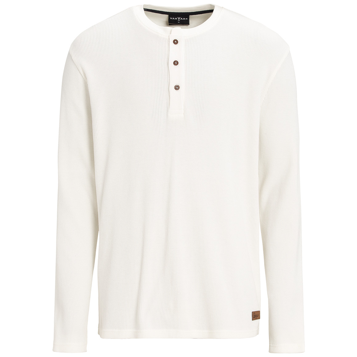 Herren Langarmshirt mit Struktur