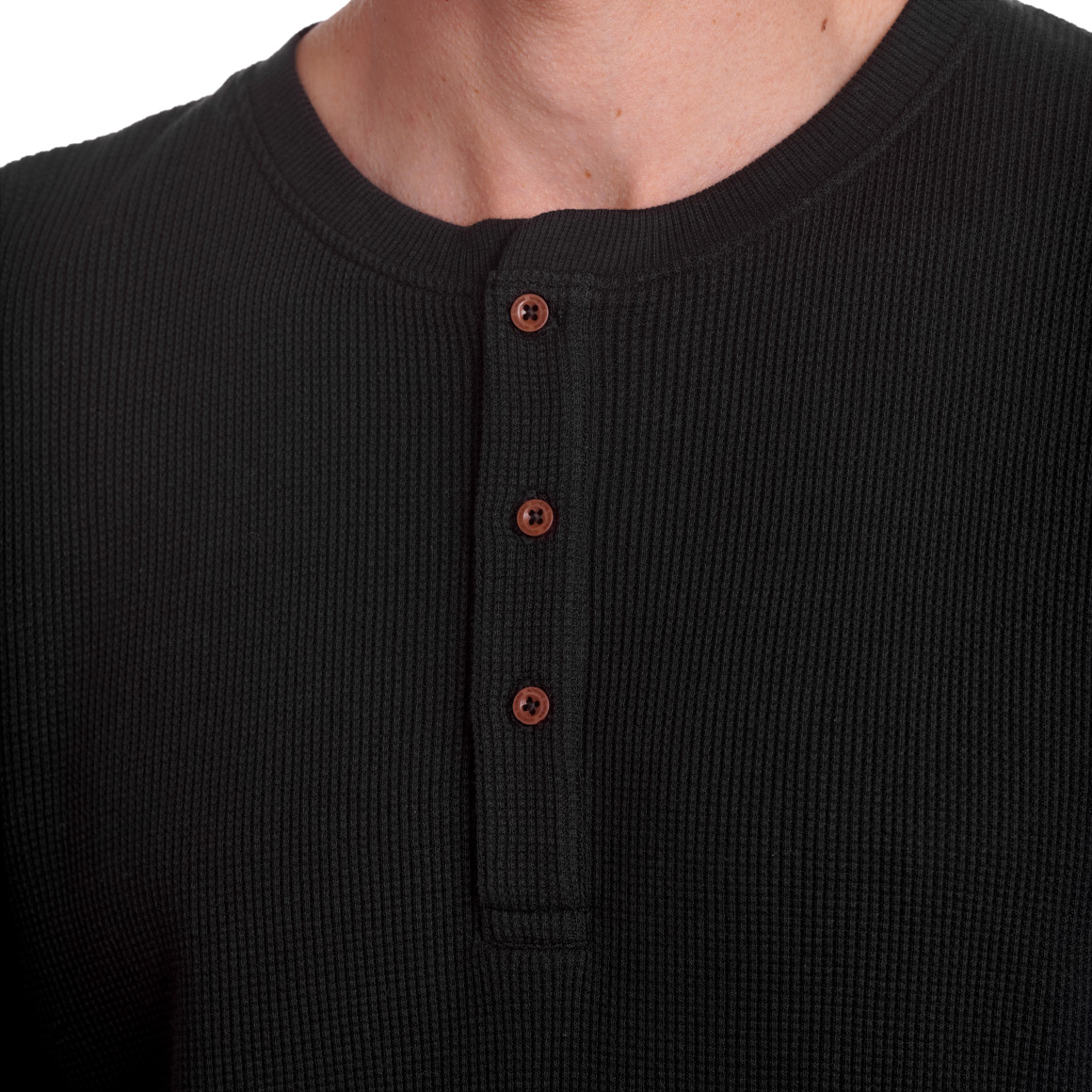 Herren Langarmshirt mit Struktur