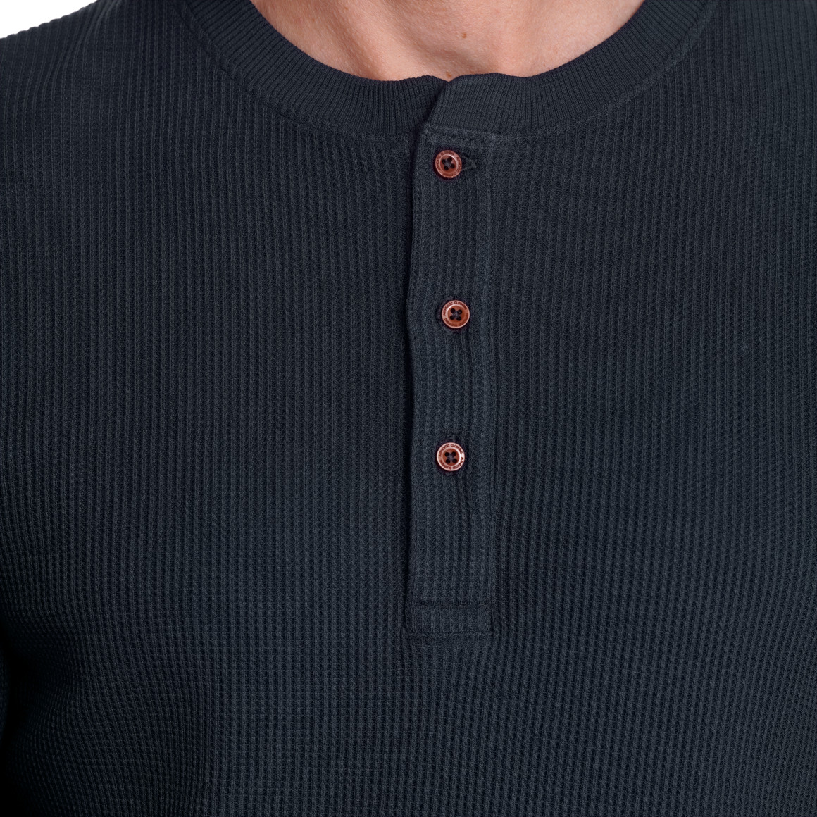 Herren Langarmshirt mit Struktur