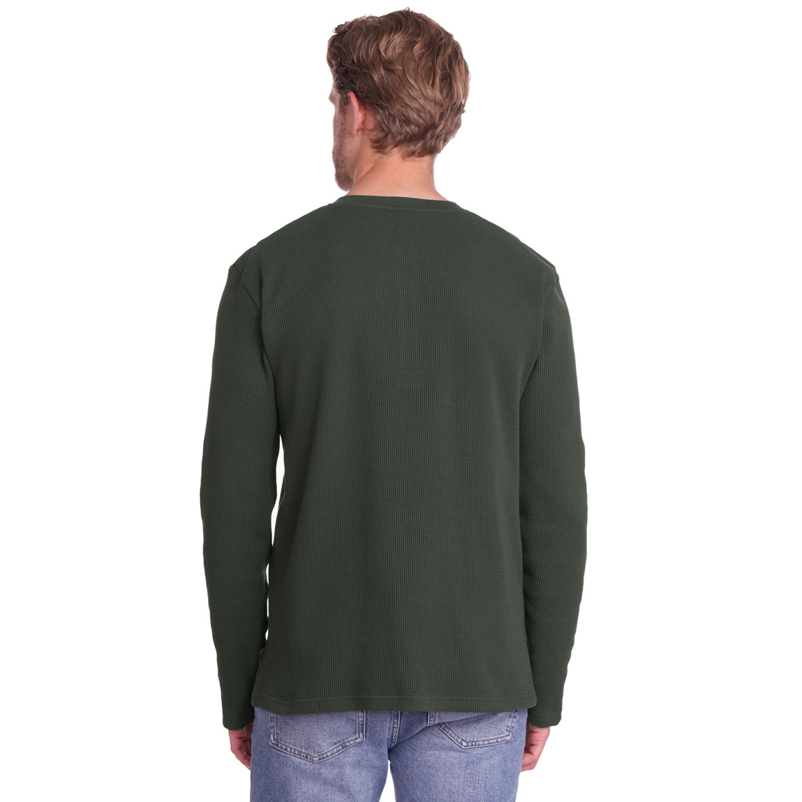 Herren Langarmshirt mit Struktur