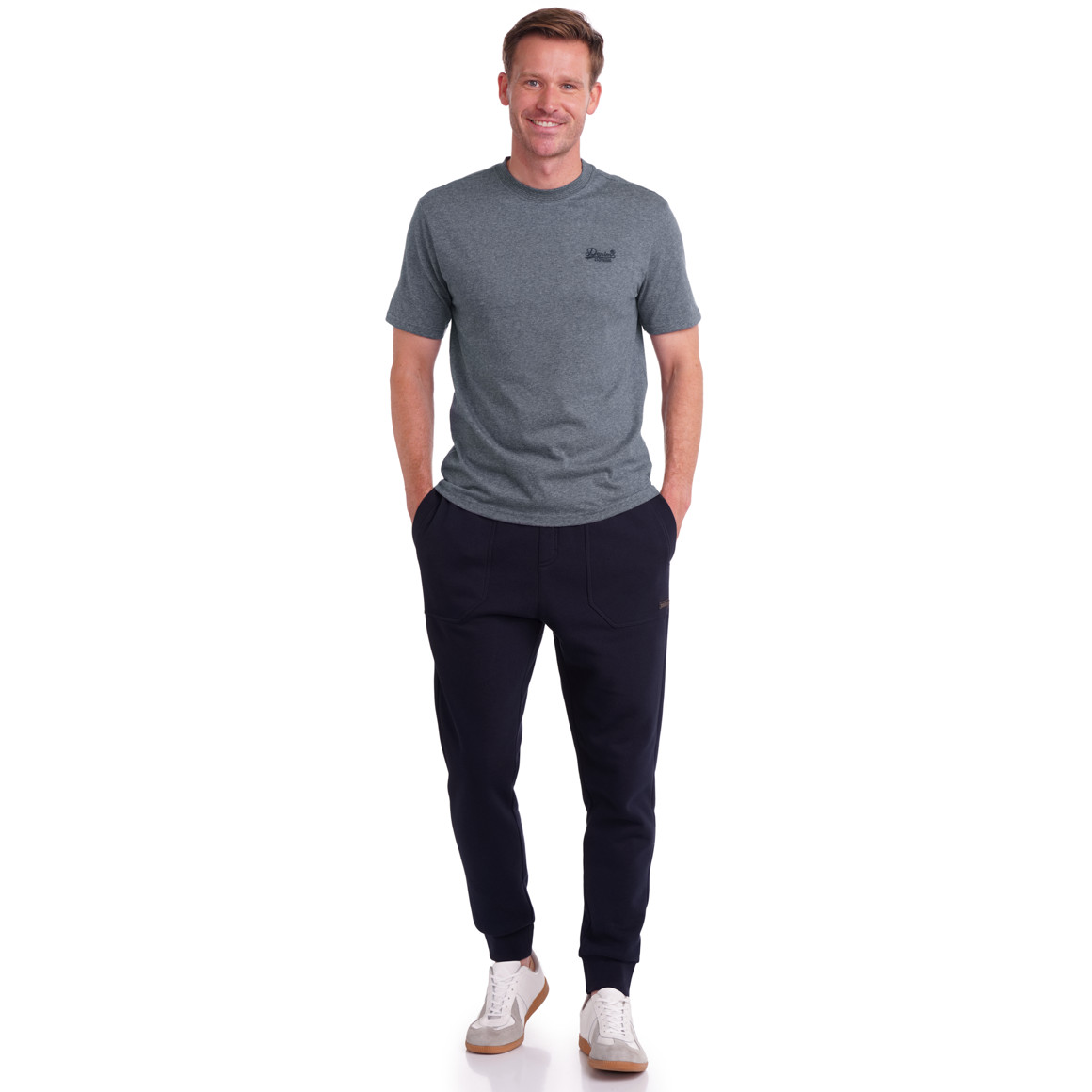 Heren-T-shirt met borduursel