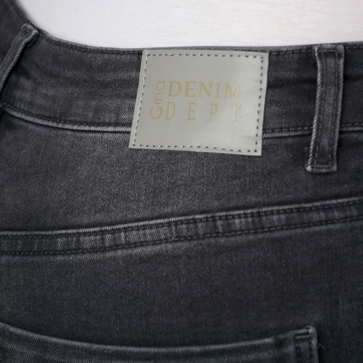 Damen Bootcut-Jeans mit Used-Waschung