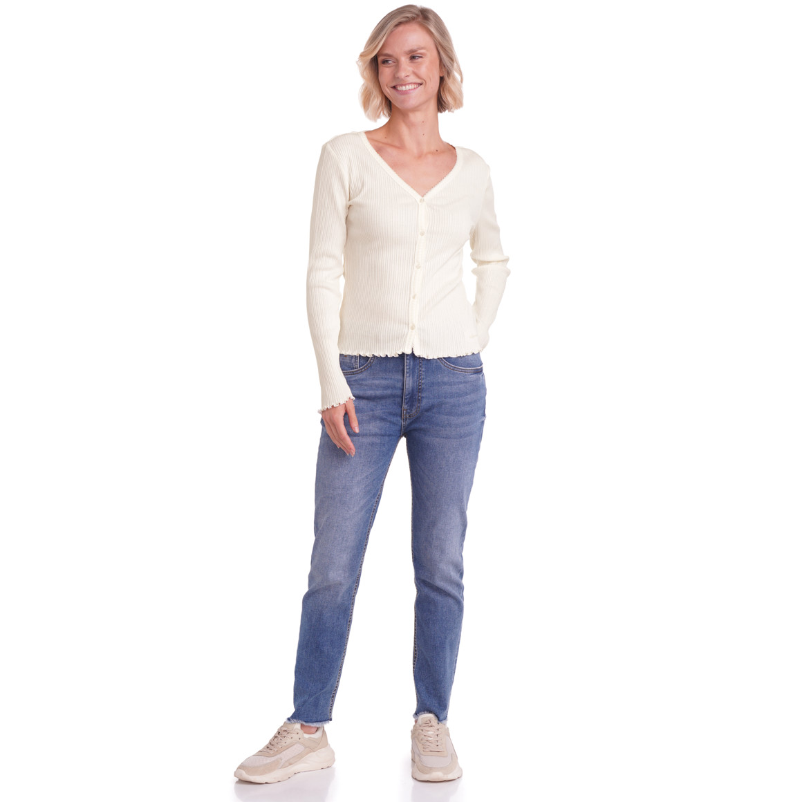 Damen Langarmshirt aus Bio-Baumwolle