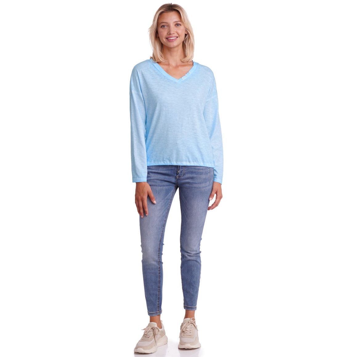 Dames shirt met lange mouwen