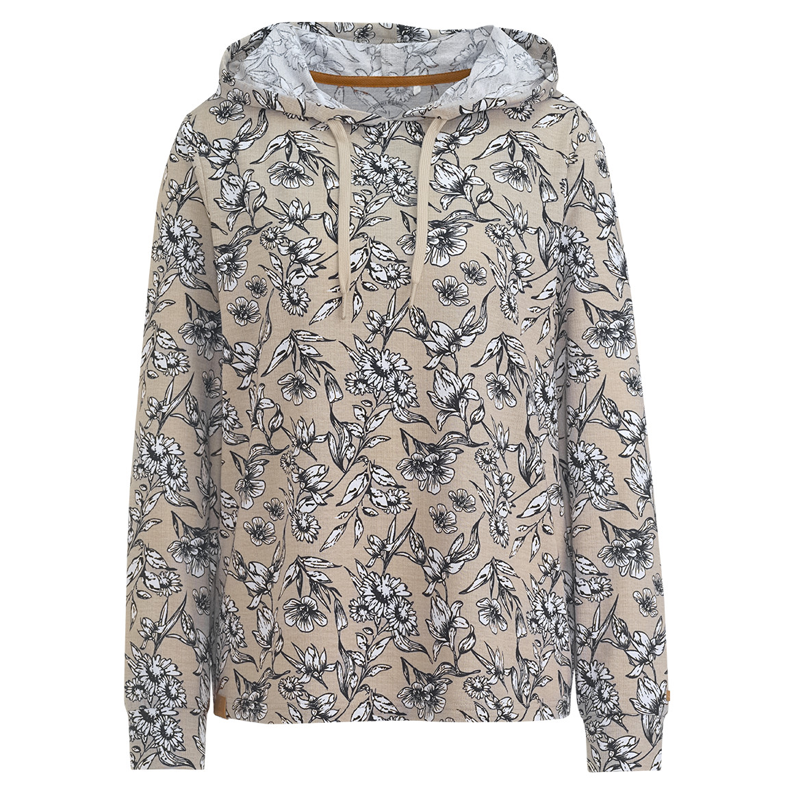 Damen Langarmshirt mit Kapuze