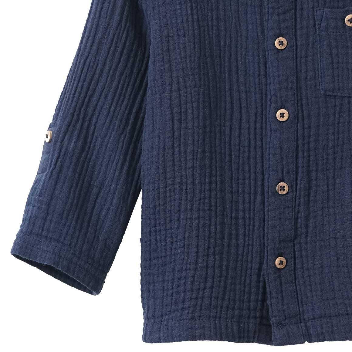 Baby mousseline shirt van katoen