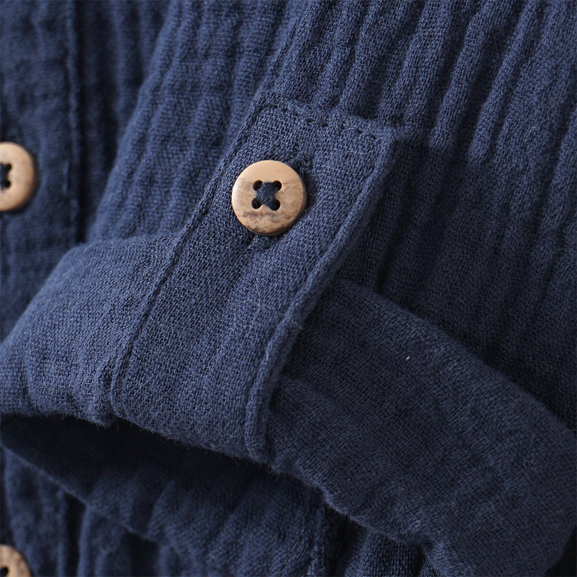 Baby mousseline shirt van katoen