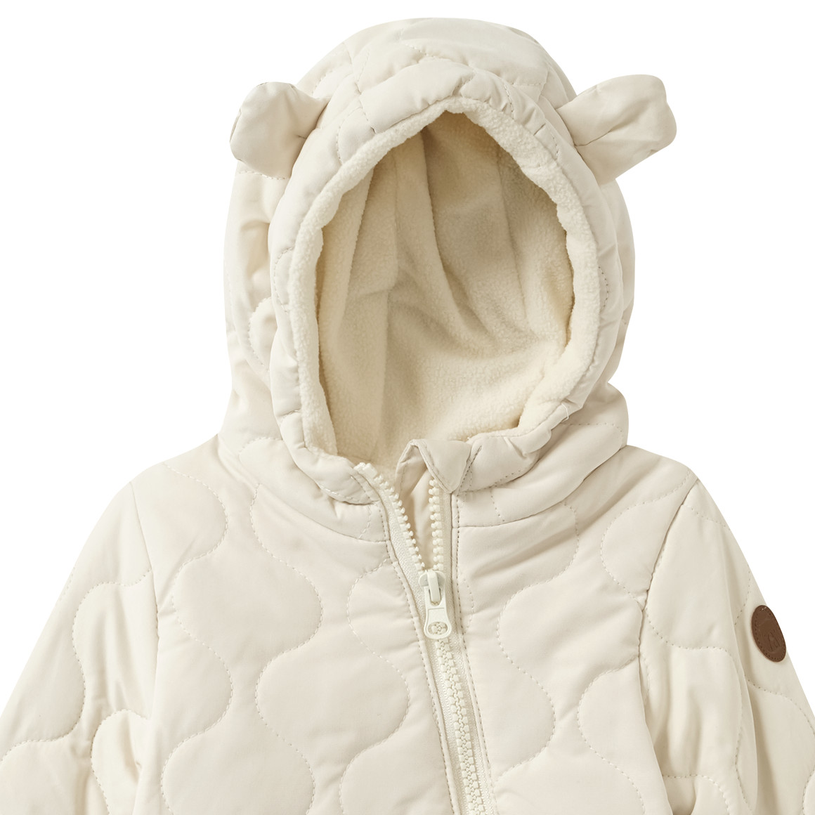 Pasgeboren jumpsuit met capuchon