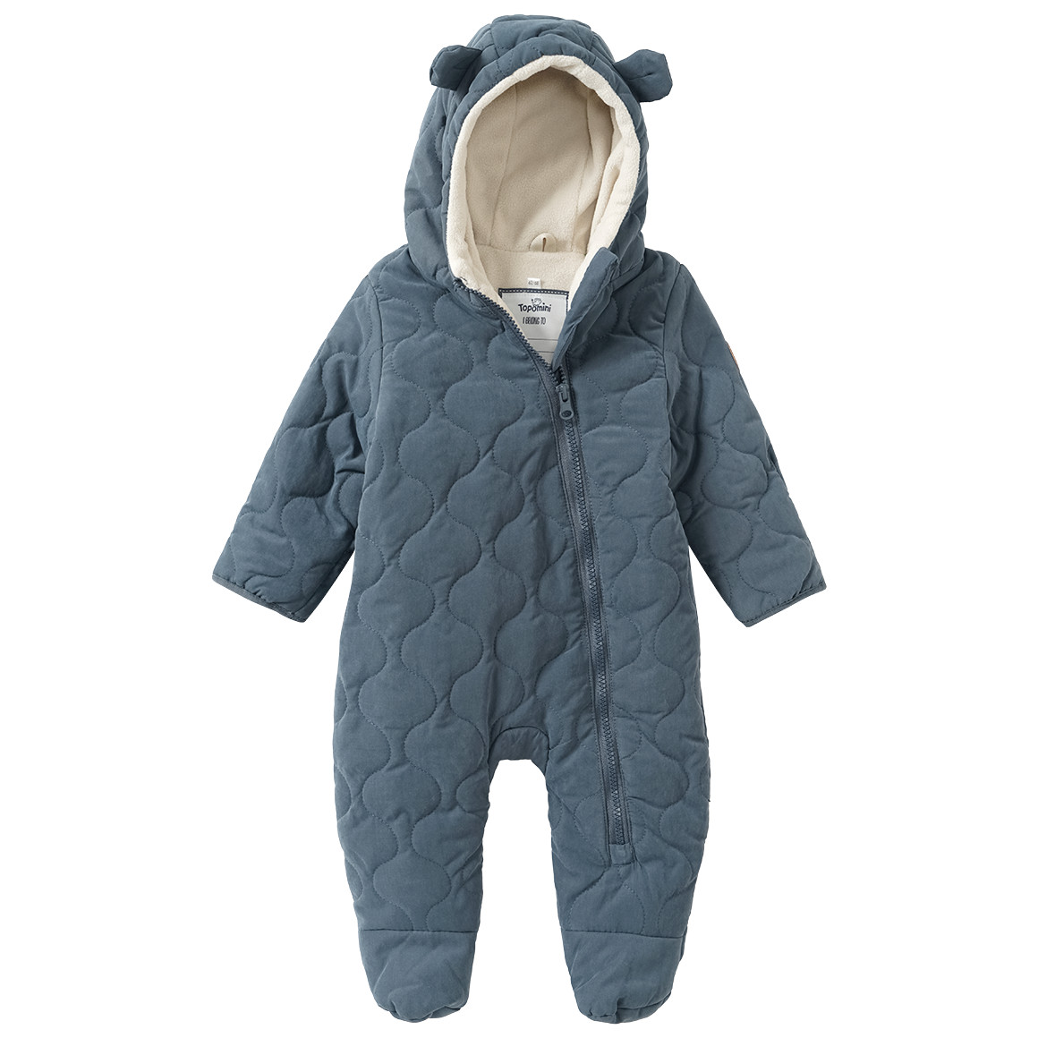 Pasgeboren jumpsuit met capuchon