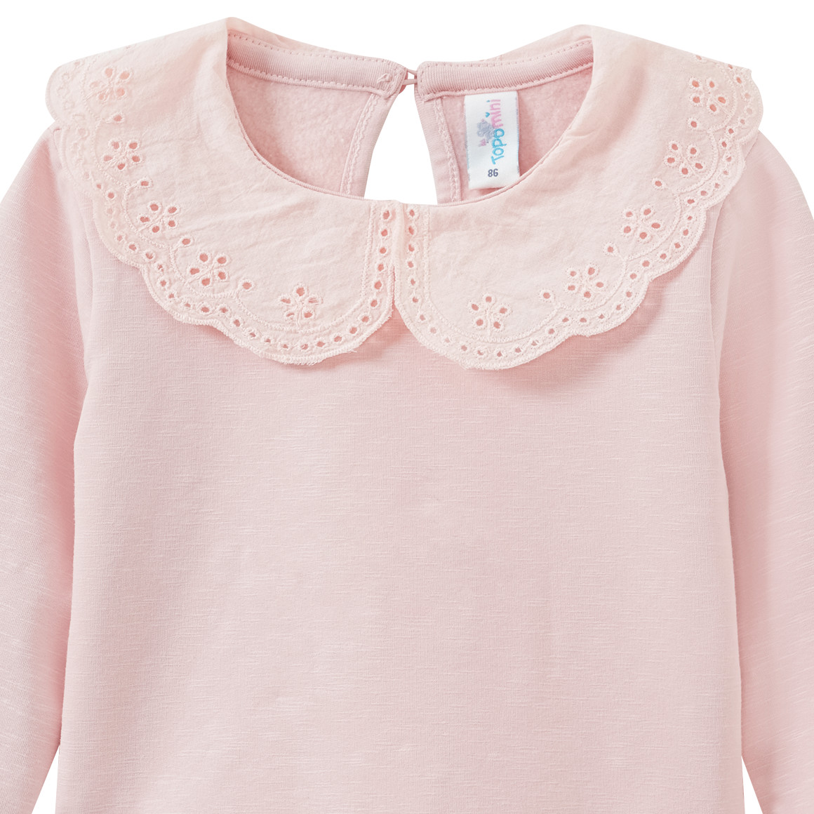 Babysweatshirt van biologisch katoen