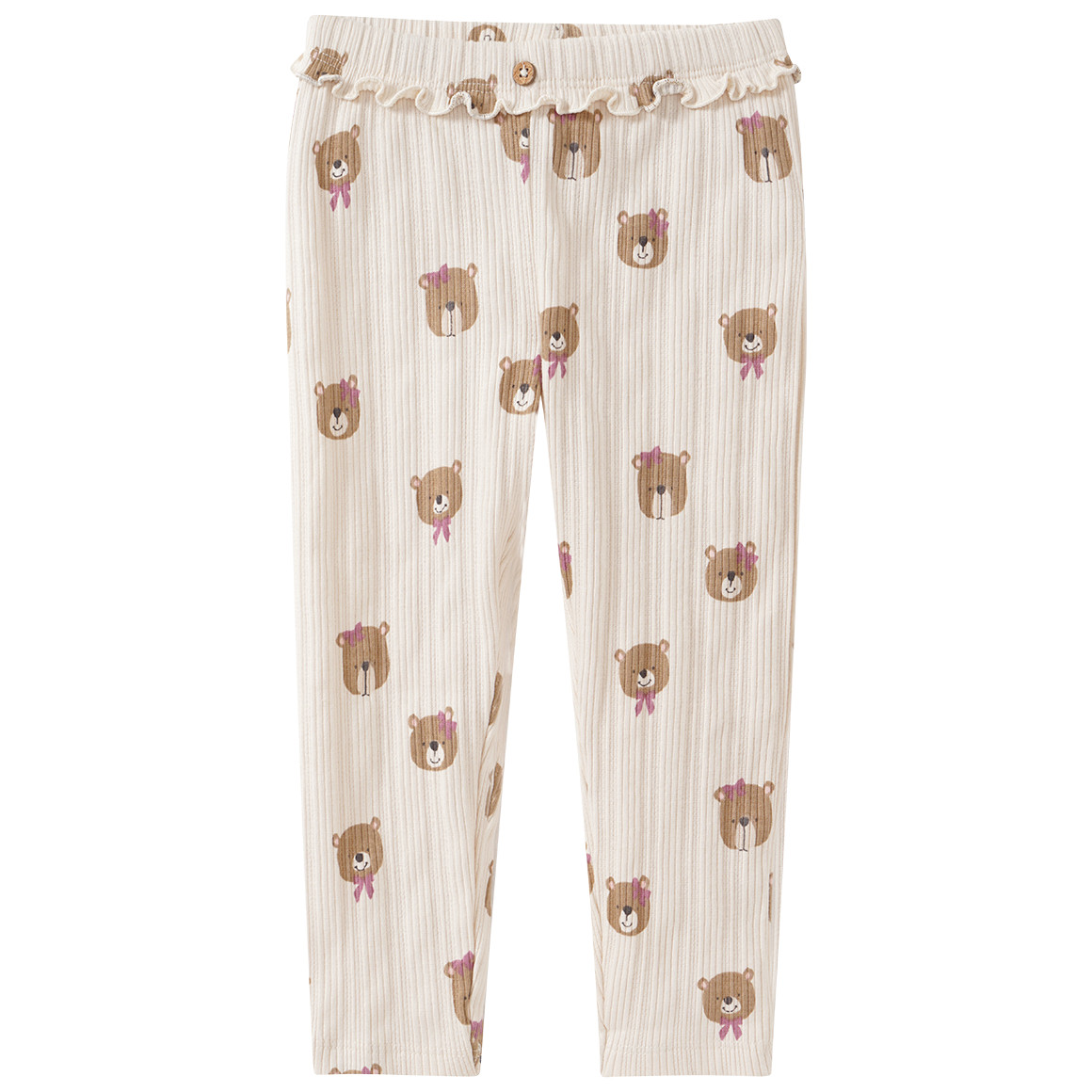 Babylegging met berenprint