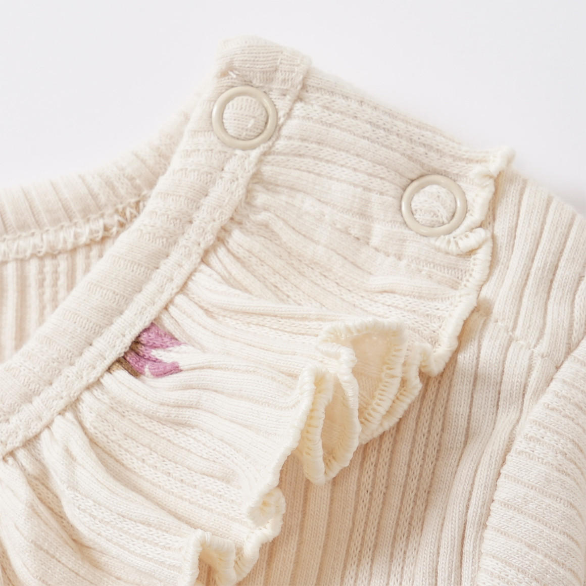 Babyshirt met lange mouwen en berenprint