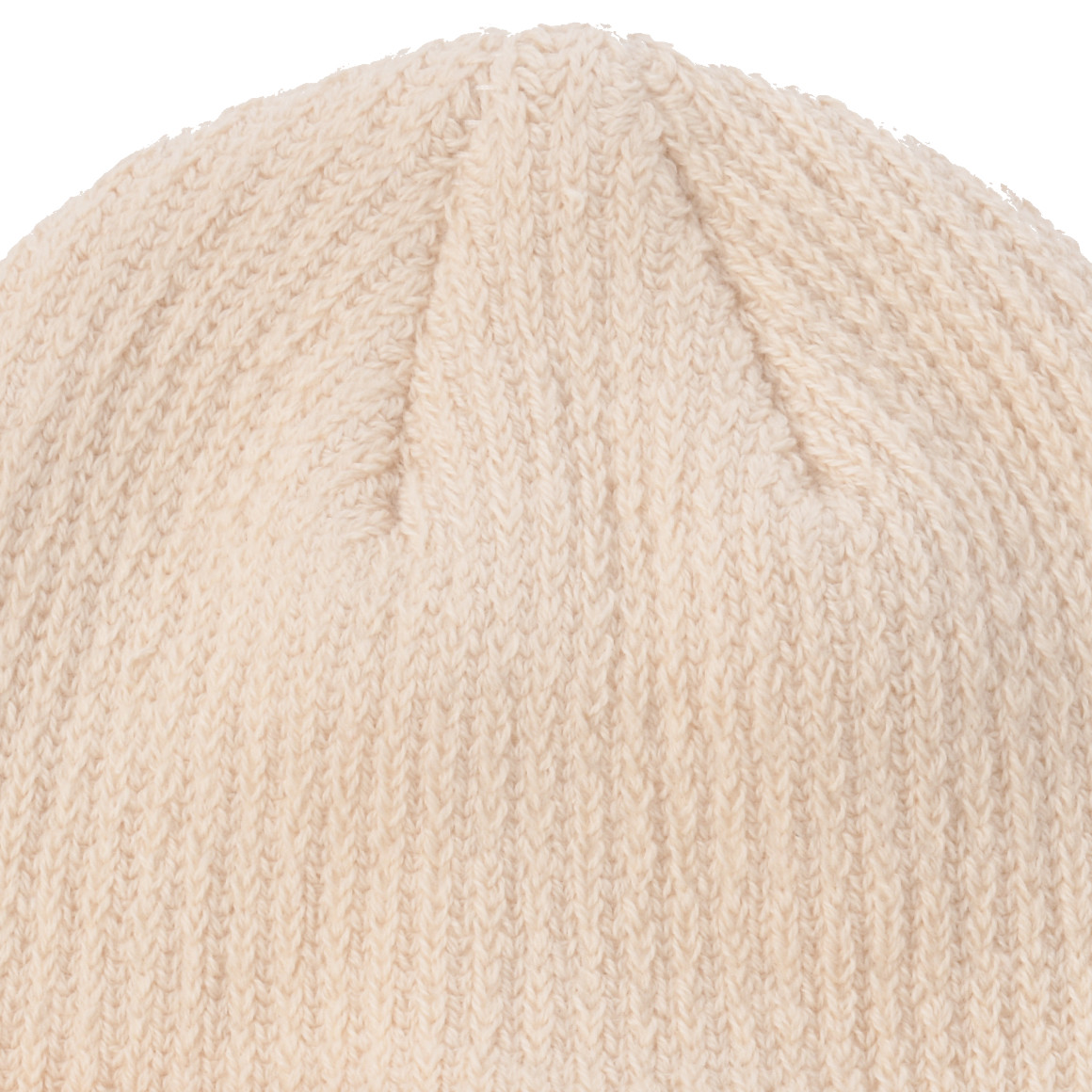 Gebreide meisjesmuts met hartmotief