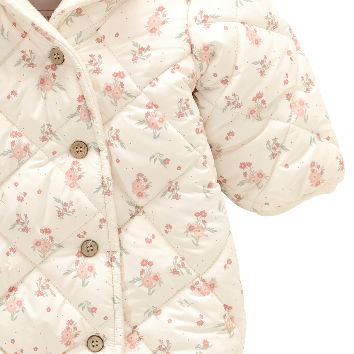 Geboorte jumpsuit met bloemen