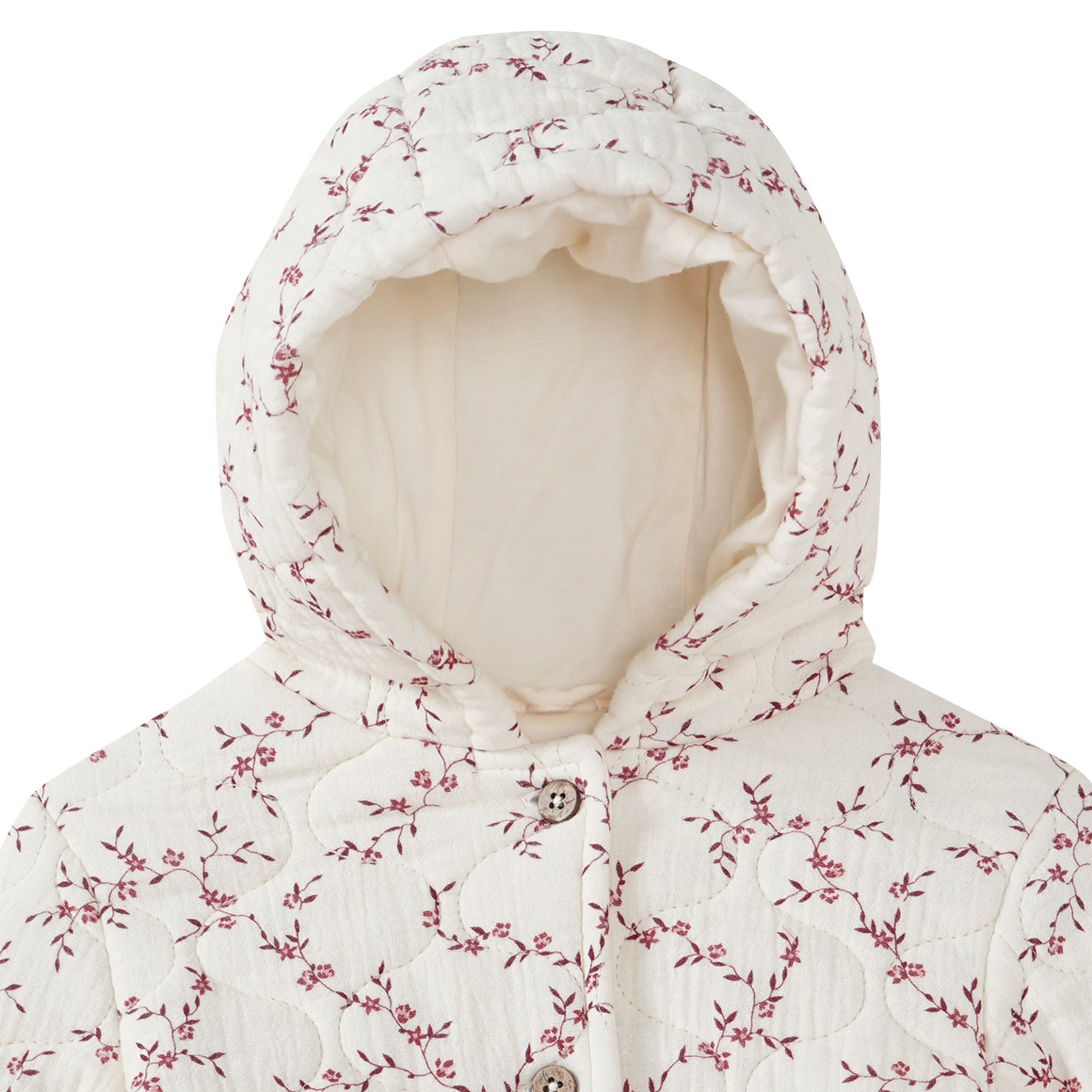 Baby mousseline jasje met biologisch katoen