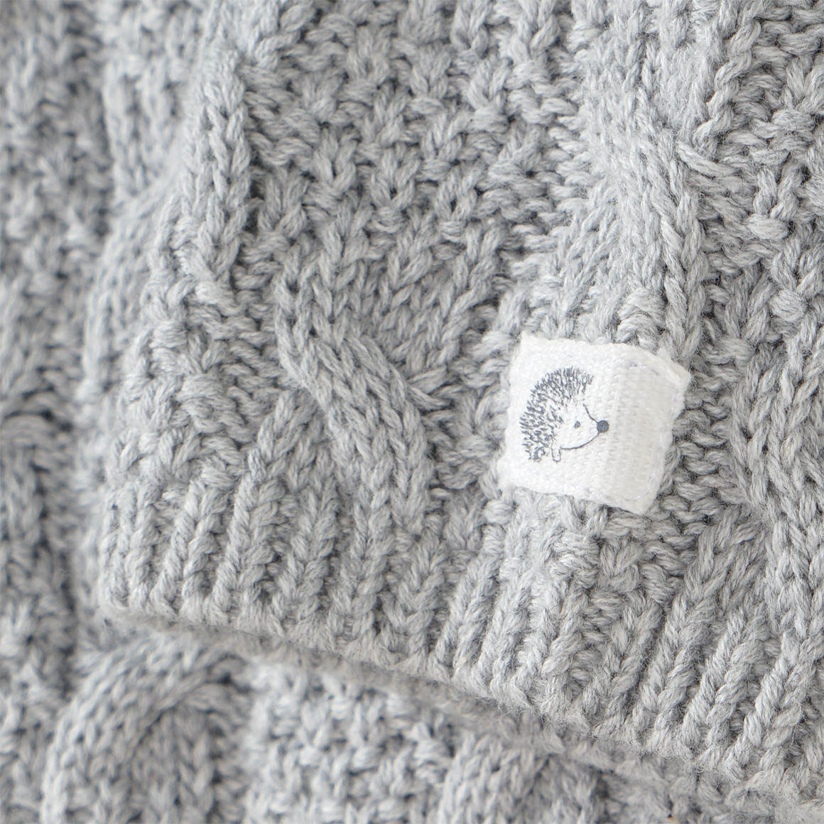 Newborn gebreide overall met capuchon