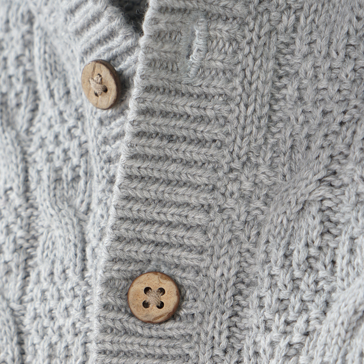 Newborn gebreide overall met capuchon