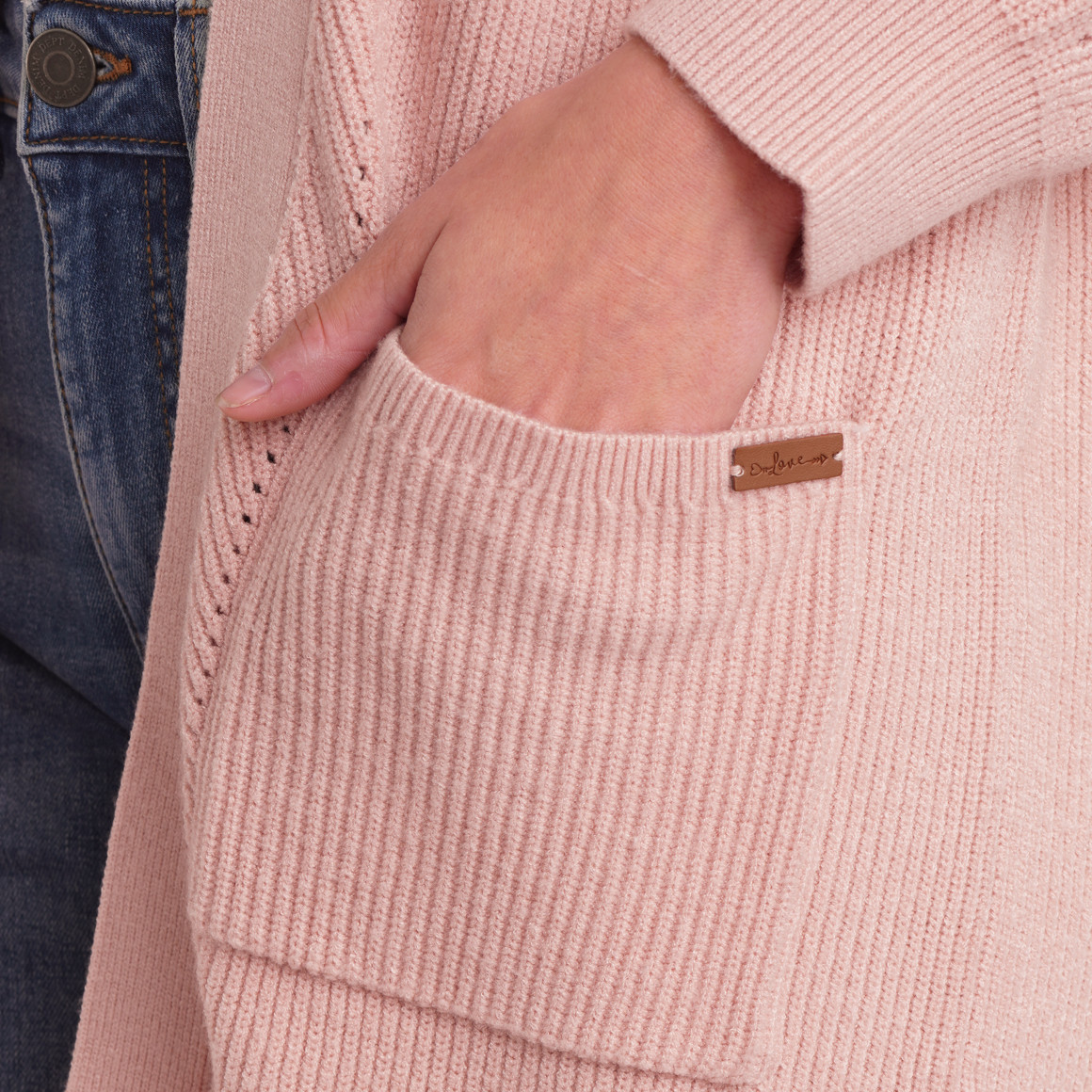 Damesvest met zakken