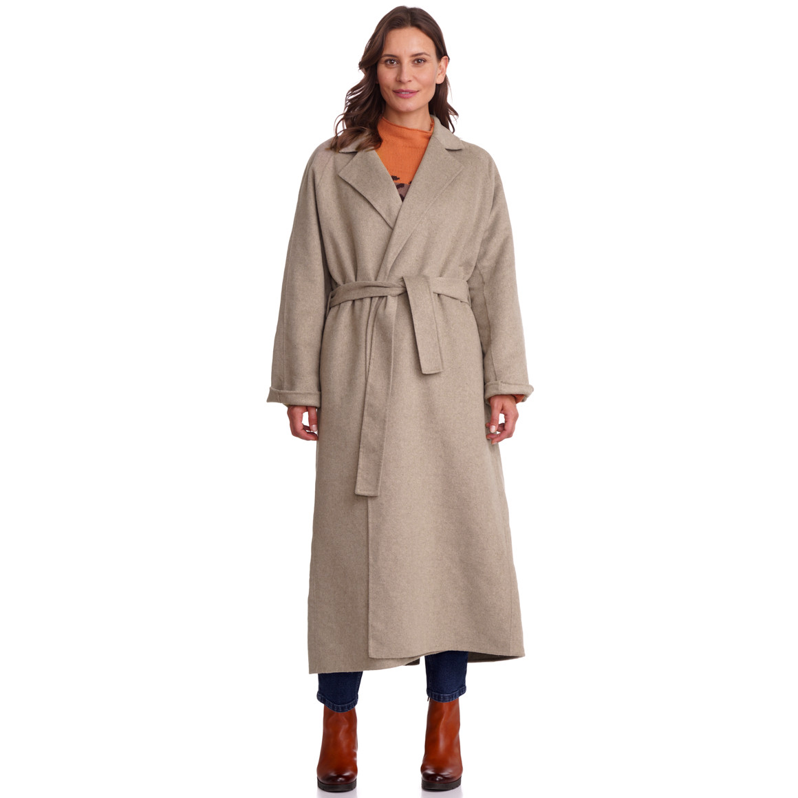 Damen Mantel mit Woll-Anteil