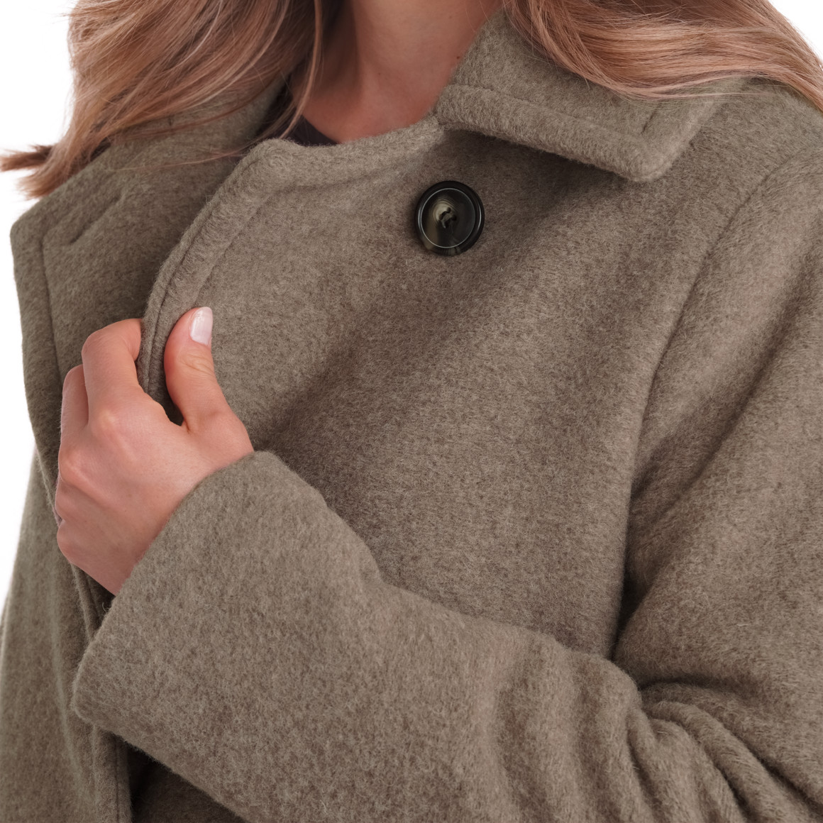 Jas voor dames met wol