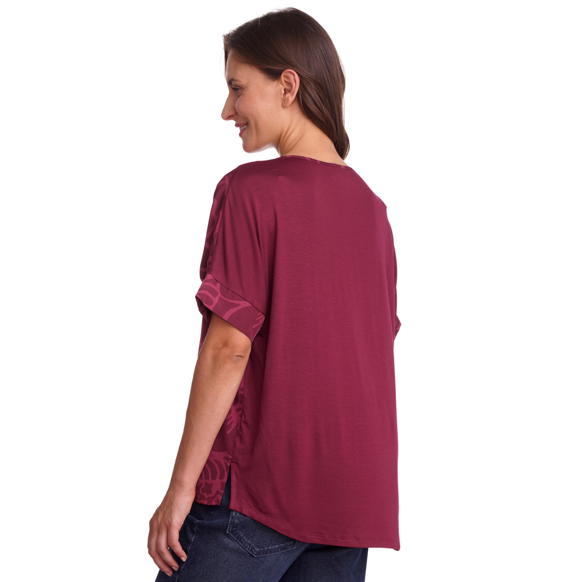 Damesblouse met oversized mouwen