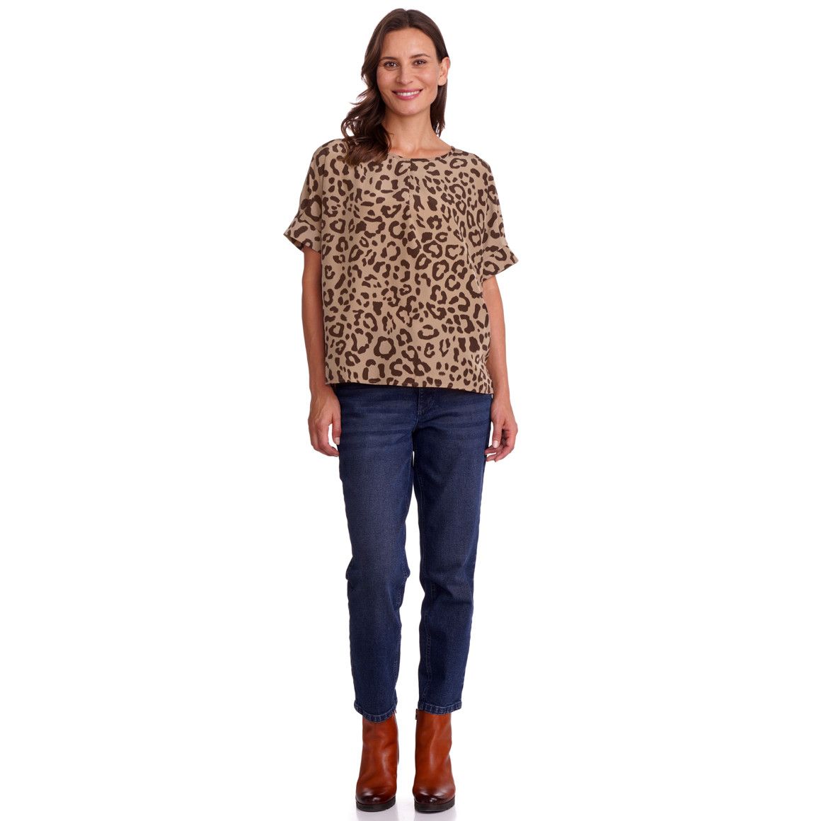 Damesblouse met oversized mouwen