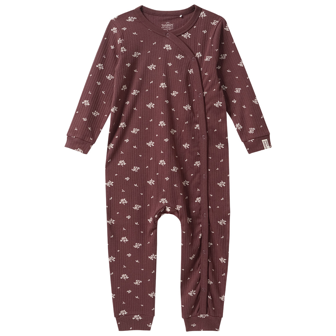 Babypyjama met geribbelde structuur