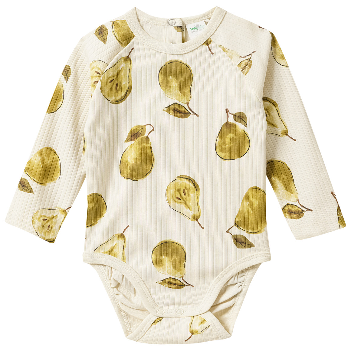 2 babyrompertjes met lange mouwen