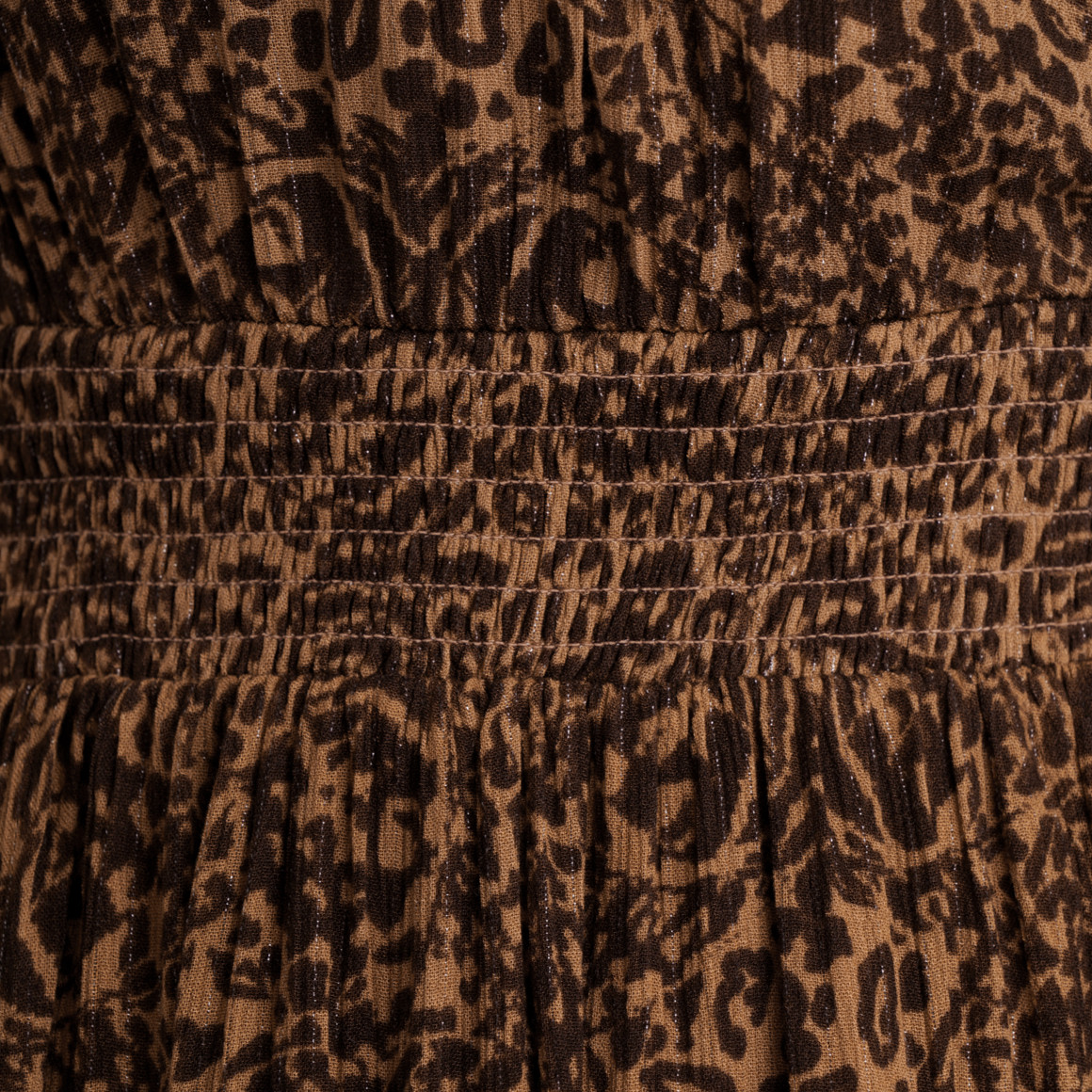 Maxi-jurk voor dames met luipaardpatroon