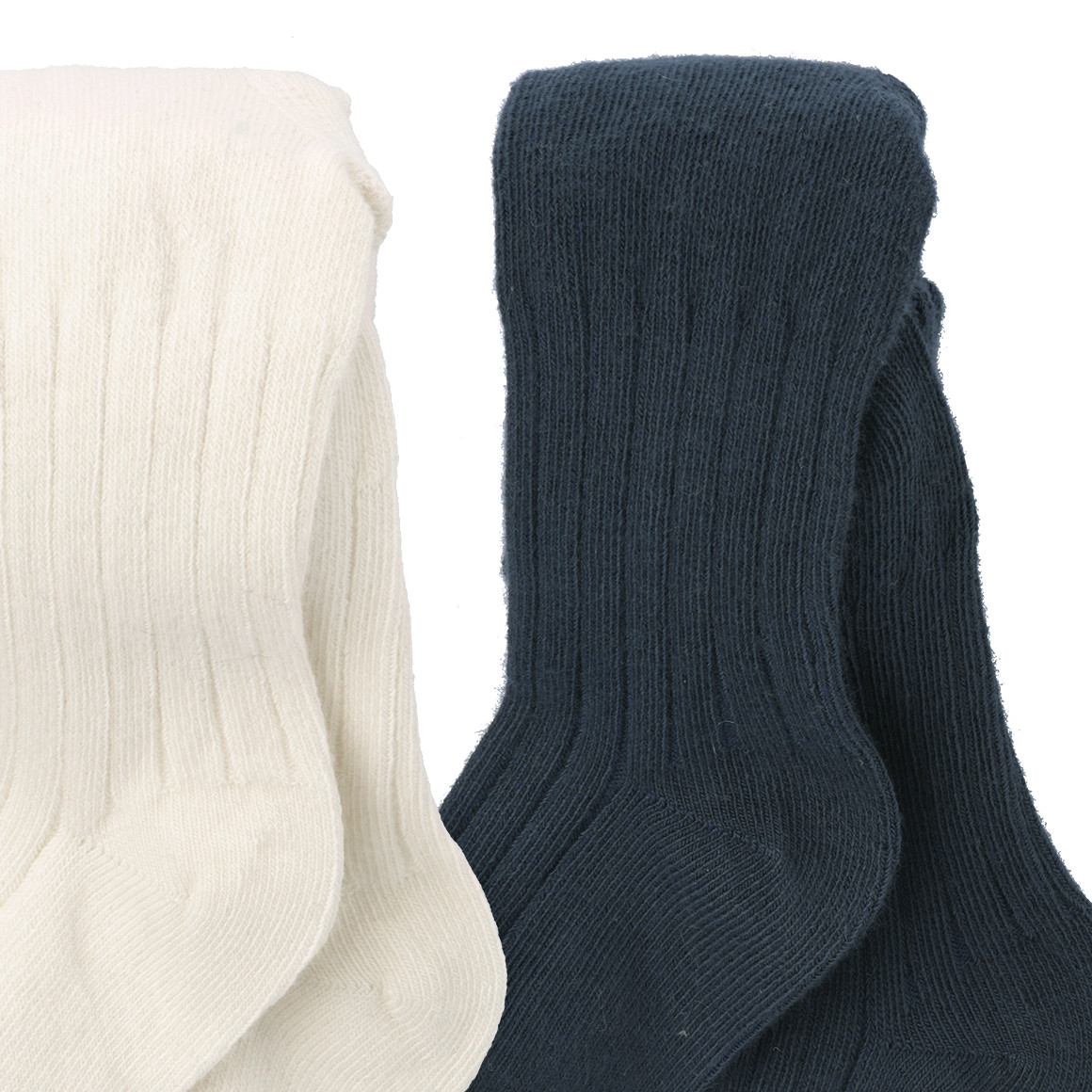 2 babymaillots met geribbelde structuur