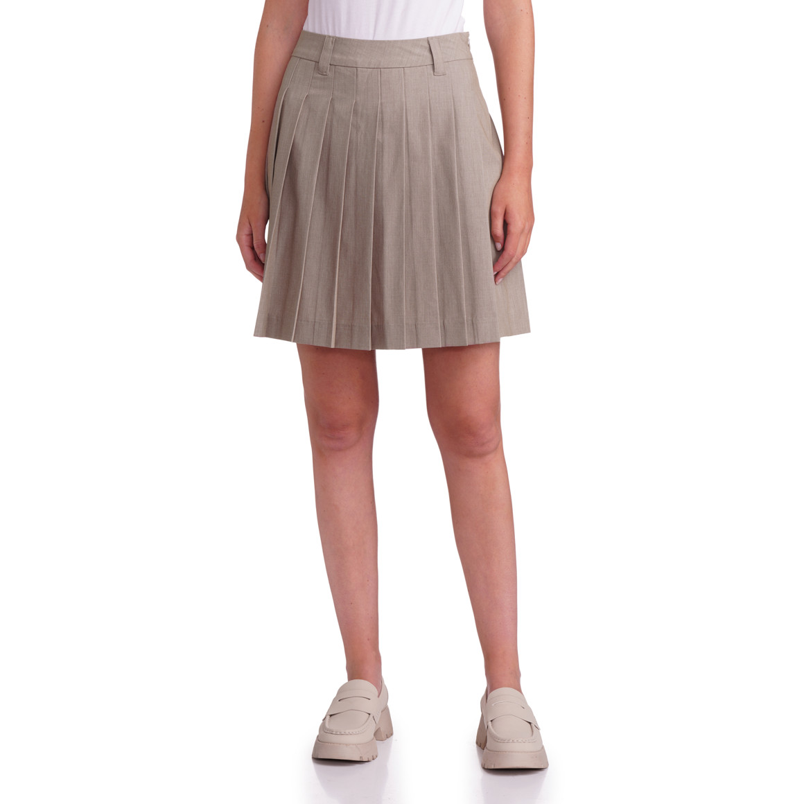 Damesrok met plooien
