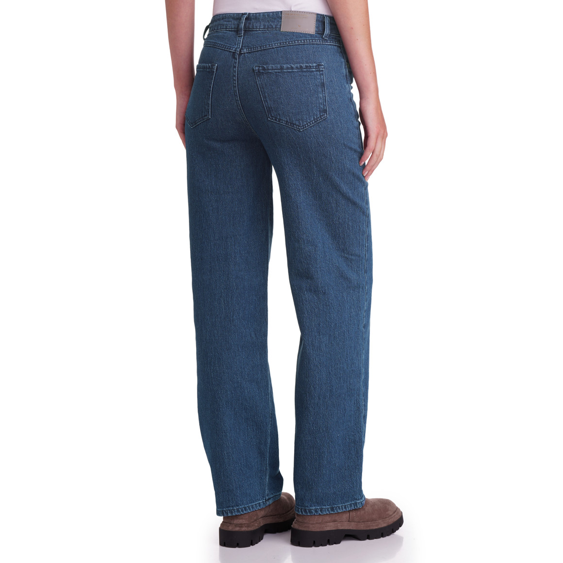 Dames jeans met wijde pijpen