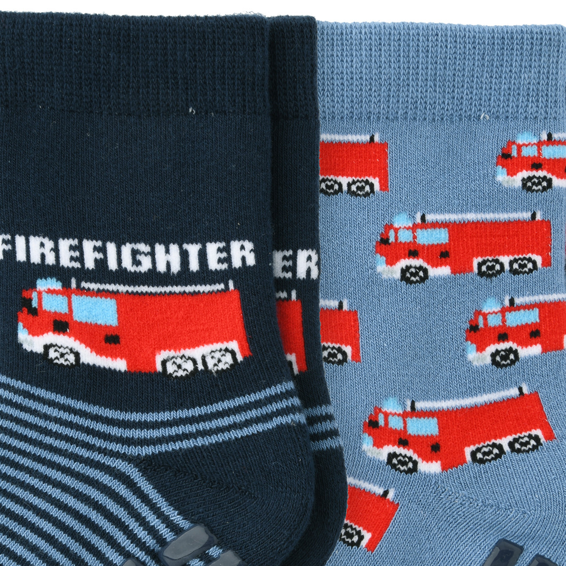 2 Jungen Stoppersocken mit Bio-Baumwolle