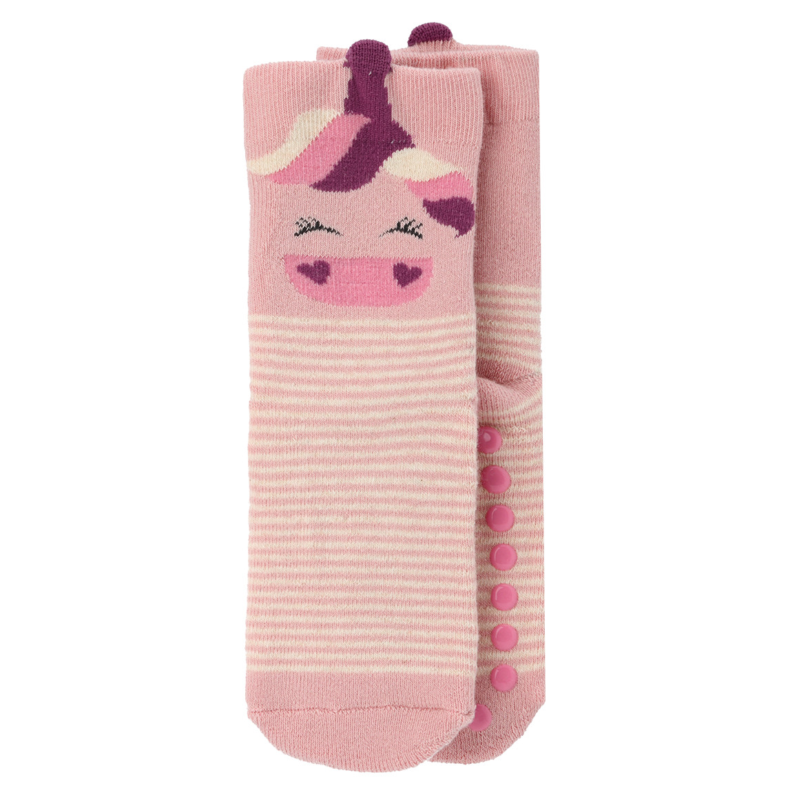 2 Paar Mädchen Stoppersocken mit Frottee