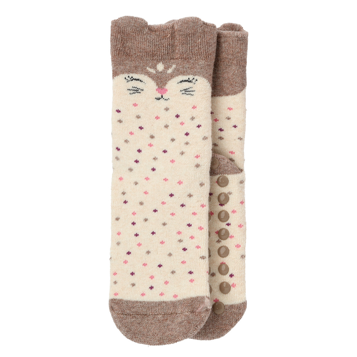 2 Paar Mädchen Stoppersocken mit Frottee