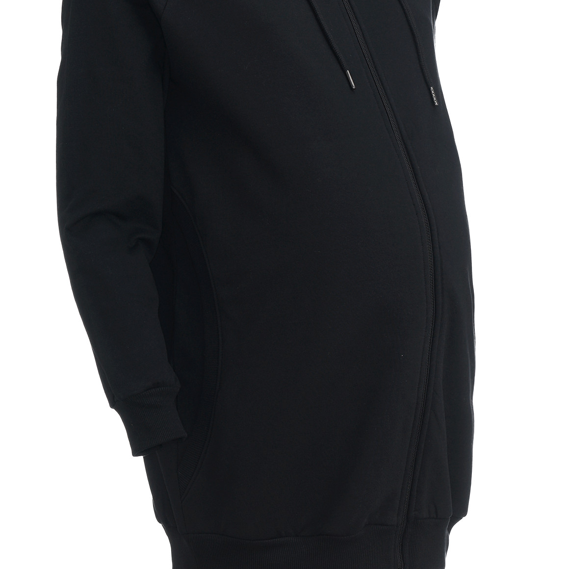 Damen Umstands-Sweatjacke mit Kapuze