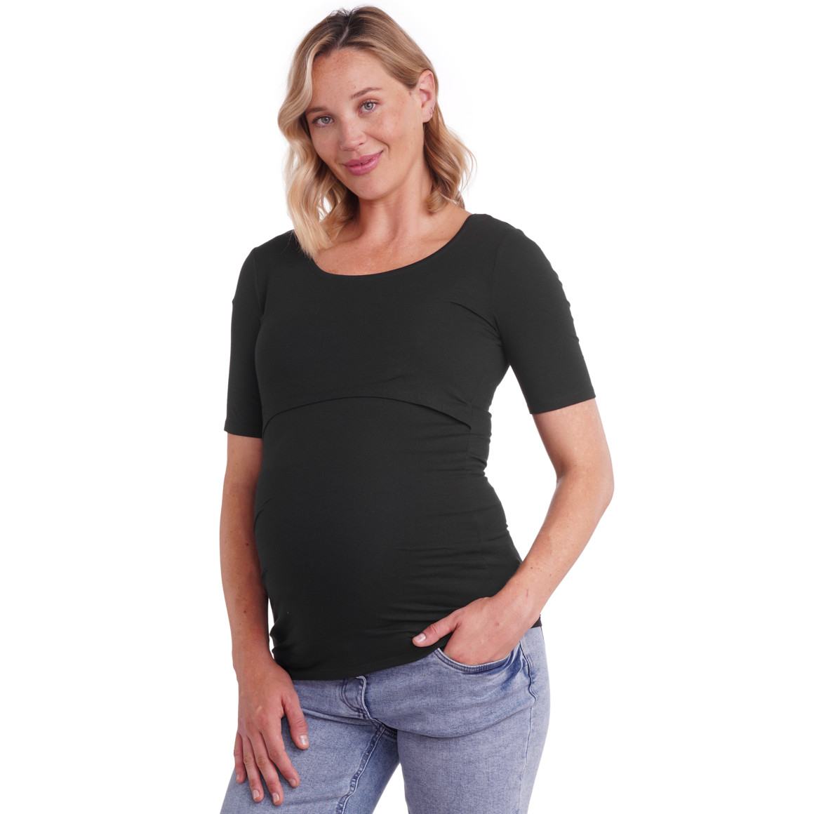 Damen Umstands-T-Shirt mit Stillfunktion