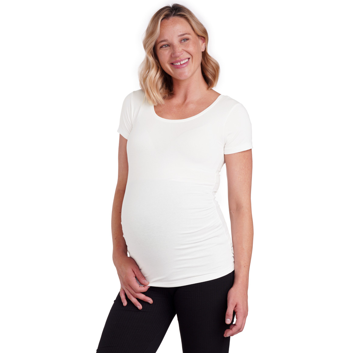 2 Umstands-T-Shirts mit Raffung