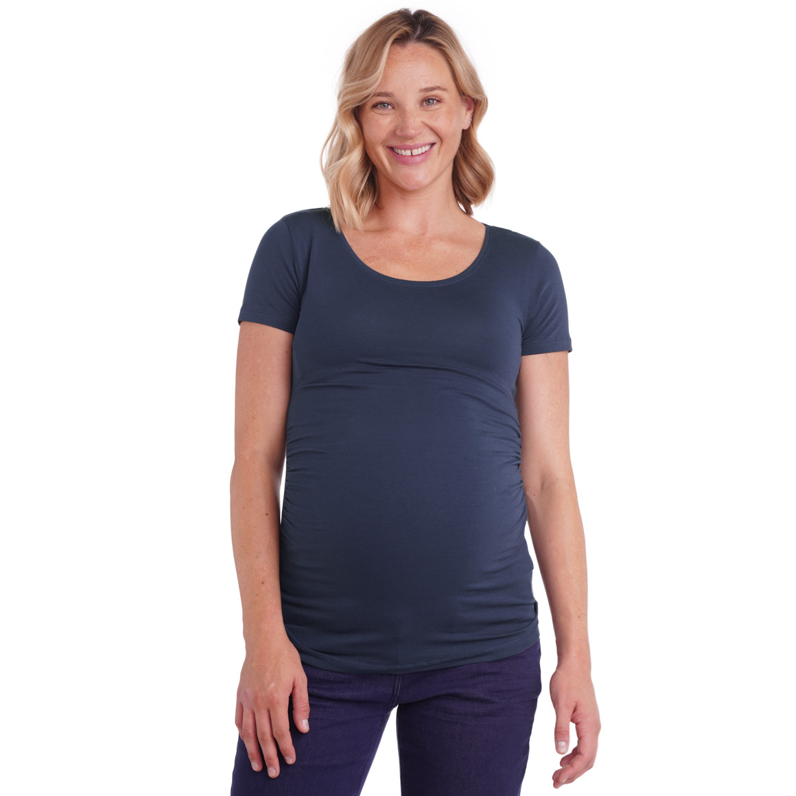 2 Umstands-T-Shirts mit Raffung