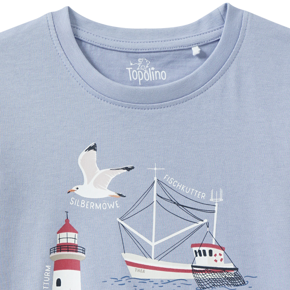 Kinder Langarmshirt mit Meer-Print