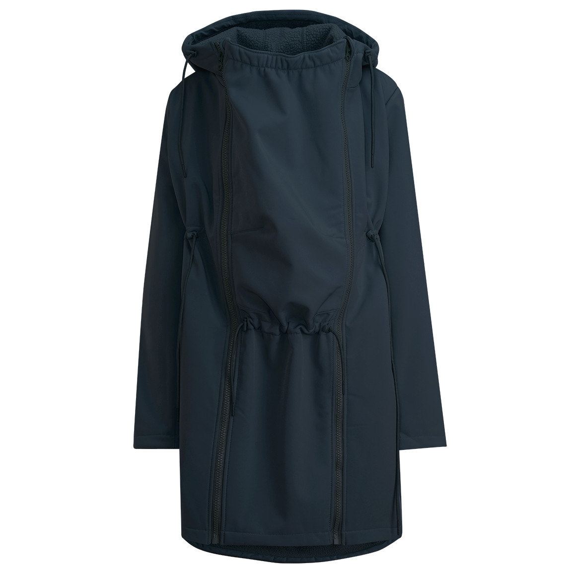 Damen Umstands-Softshellparka mit Babyeinsatz