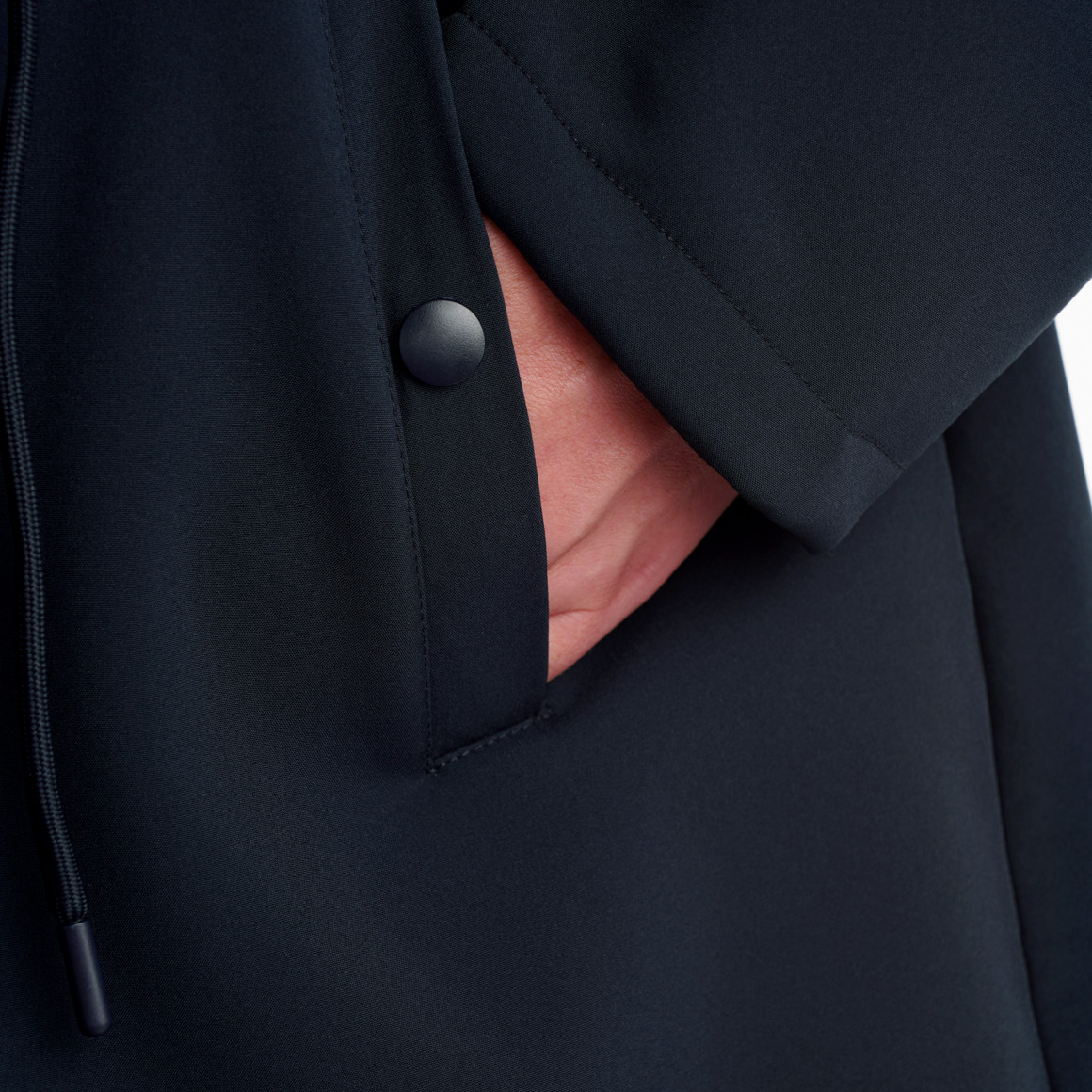 Damen Umstands-Softshellparka mit Babyeinsatz