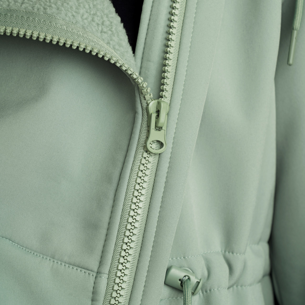 Damen Umstands-Softshellparka mit Babyeinsatz