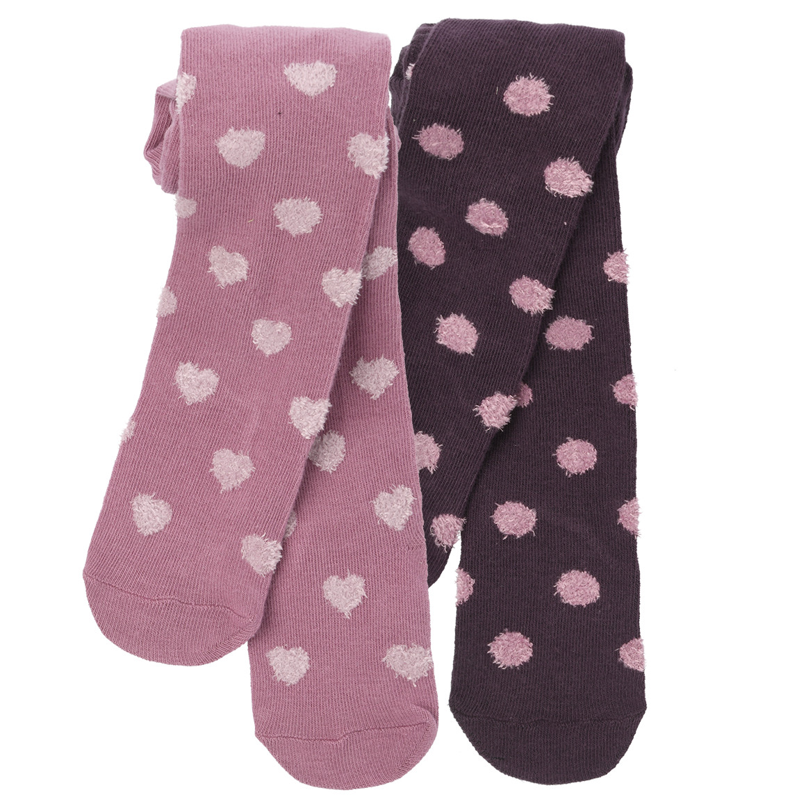 2 Baby Strumpfhosen mit Bio-Baumwolle