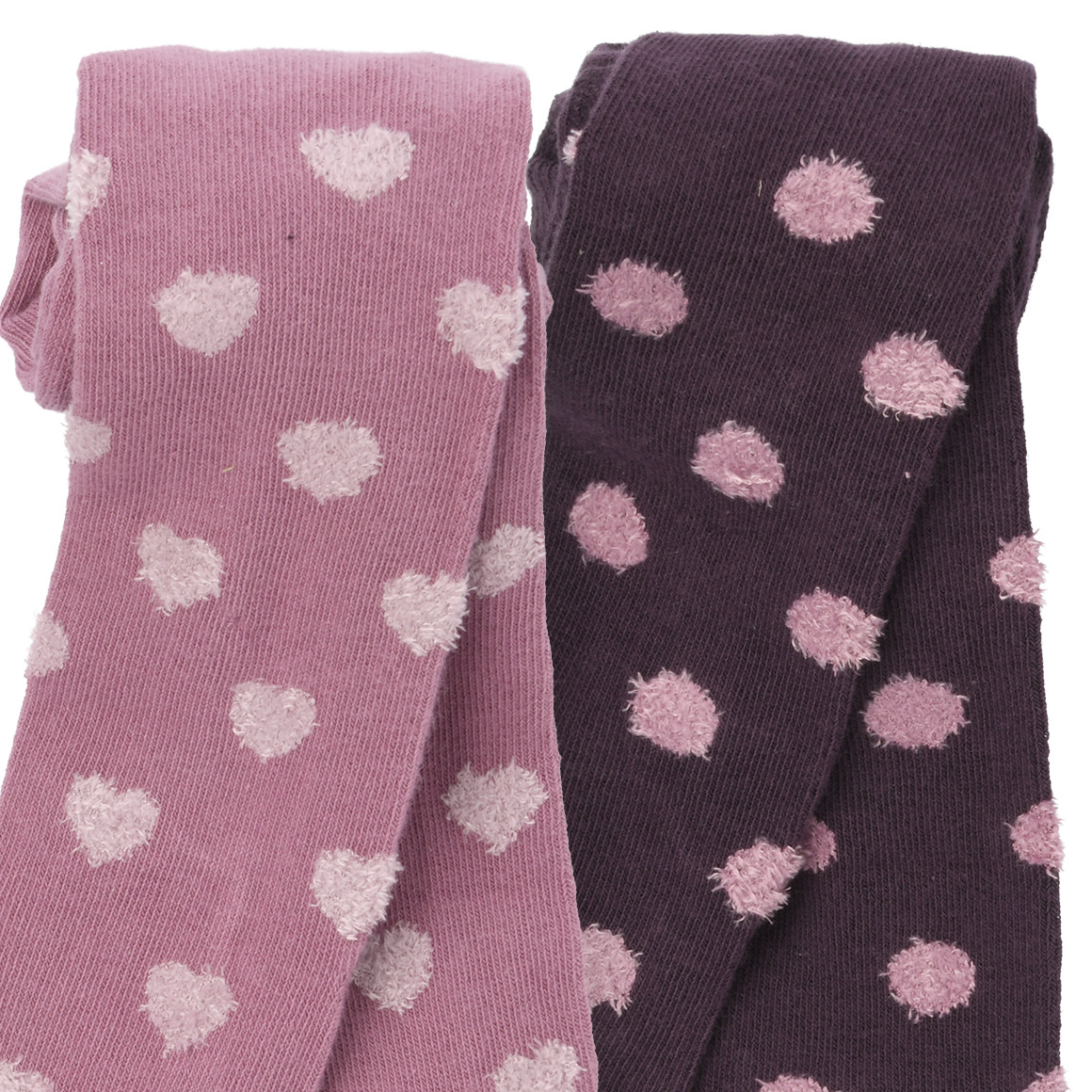 2 Baby Strumpfhosen mit Bio-Baumwolle