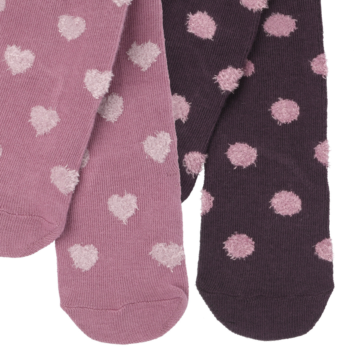 2 Baby Strumpfhosen mit Bio-Baumwolle
