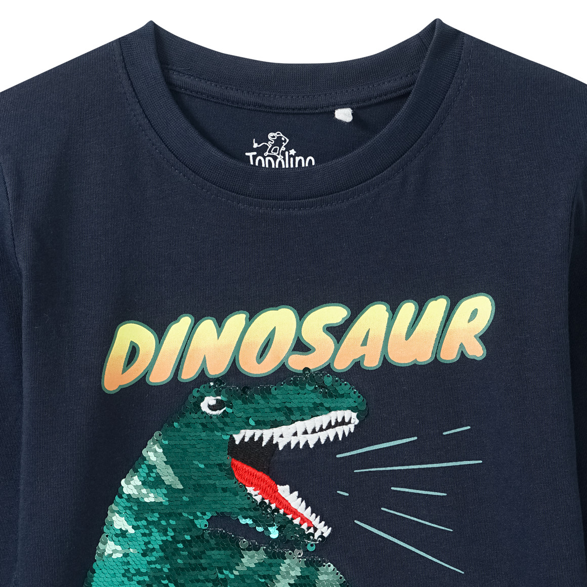 Jongens longsleeve met omkeerbare pailletten