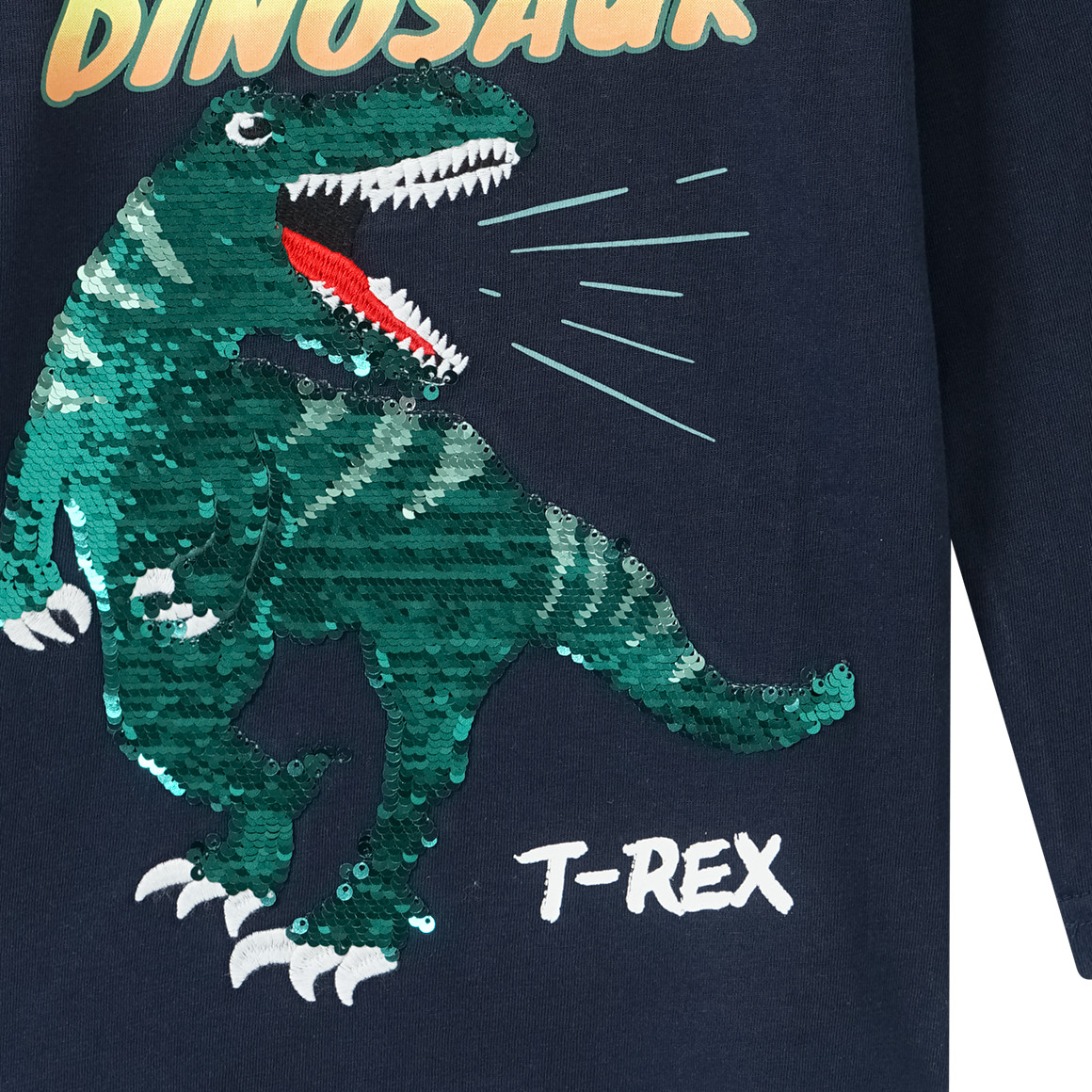 Jongens longsleeve met omkeerbare pailletten